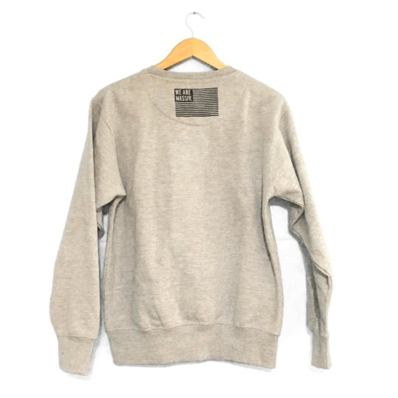 WE ARE MASSIV. More Love! Grey Sweatshirt Unisex S - Picture 2 of 5